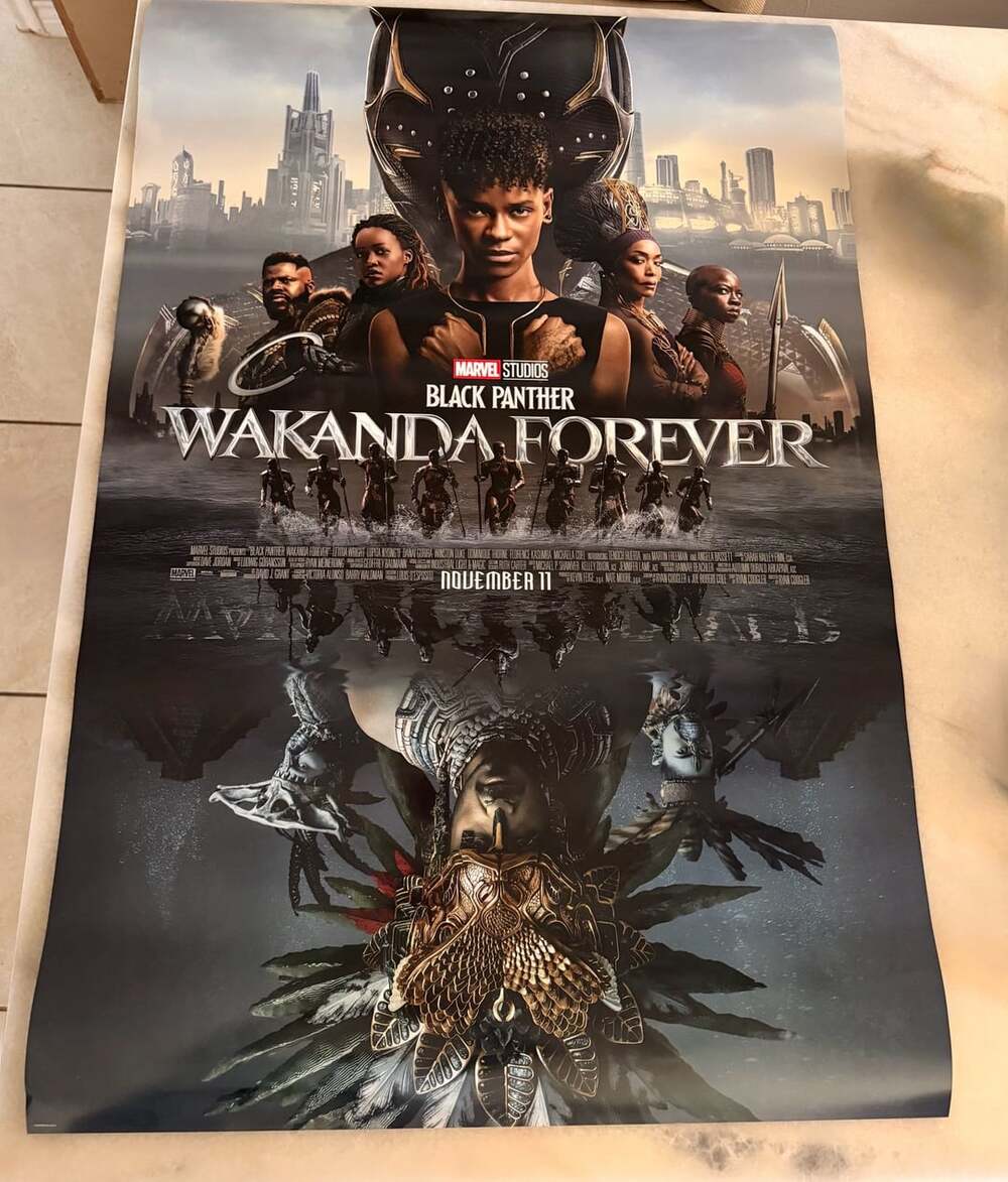 Marvel Studios Black Panther Wakanda Forever Original Theatrical Movie Poster 27